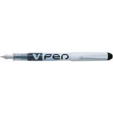 Pilot V4W Fountain Pen Disposable Silver Barrel (Pack 12) 633101201