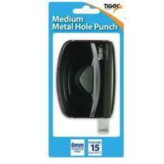 Tiger Medium Metal 2 Hole Punch Pk6 TGR01517