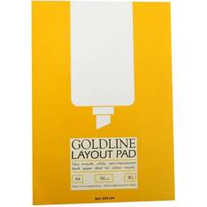 Gold Arts & Crafts Clairefontaine Goldline Layout Pad A4 White GPL1A4