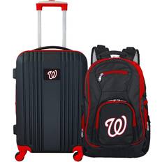 Mojo Black Washington Nationals 2-Piece Luggage & Backpack Set