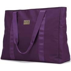 Purple Weekend Bags Badgley Mischka Nylon Travel Weekender Bag Purple