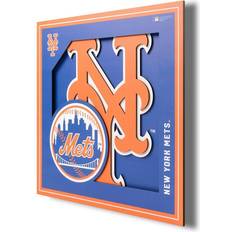 YouTheFan New York Mets 3D Logo Wall Art