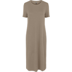 Pieces Onika Midi Dress - Light Brown