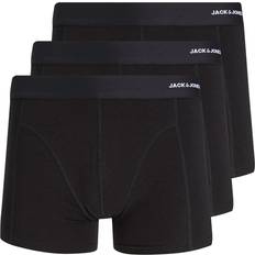 Men - Viscose Underwear Jack & Jones 3-pack Bamboo Viscose Trunks - Black