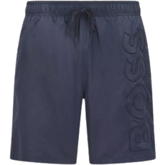 Hugo Boss Swimming Trunks Hugo Boss Swim Shorts with Embroidered Logo - Dark Blue
