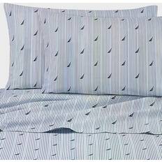 Nautica Audley Bed Sheet Blue (243.84x205.74cm)