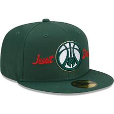 New Era X Just Don Milwaukee Bucks 59FIFTY Fitted Cap - Hunter Green