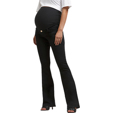 River Island Mid Rise Maternity Flared Jeans - Black