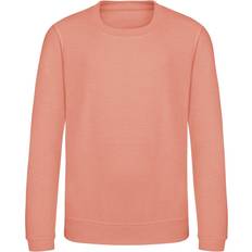 AWDis Kid's Plain Crew Neck Sweatshirt - Dusty Pink