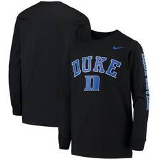 Youth Nike Duke Devils Arch & Logo 2-Hit Long Sleeve T-Shirt