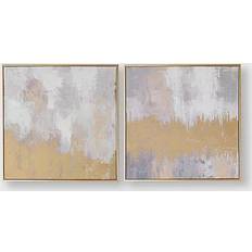 Square Framed Art Graham & Brown Abstract Square Framed Canvas Set Framed Art 50x50cm