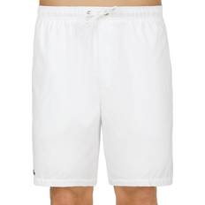 Lacoste Polyester Trousers & Shorts Lacoste Sport Solid Diamond Tennis Shorts Men - White