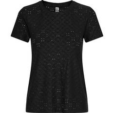 Jacqueline de Yong Women T-shirts & Tank Tops Jacqueline de Yong Cathinka Tag Short Sleeve T-shirt - Black