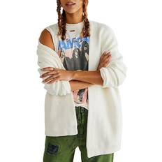 Free People Ottoman Ribbed Cardigan - Ecru