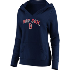 Fanatics Boston Red Sox Core Team Lockup V-Neck Pullover Hoodie W