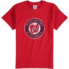 Soft As A Grape Washington Nationals Youth Distressed Logo T-shirt