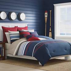 Nautica Bradford Duvet Cover Multicolour, Blue (271.78x233.68cm)