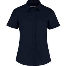 Kustom Kit Women's Short Sleeve Poplin Shirt - Dark Navy