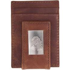 Eagles Wings Ohio State University Flip Wallet - Brown