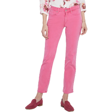 NYDJ Marilyn Straight Ankle Jeans - Pink Peony