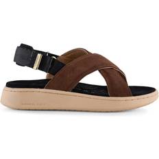 Platform - Women Sport Sandals Woden Luna Suede - Brown