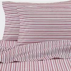 Nautica Coleridge Bed Sheet Red (259.08x228.6cm)