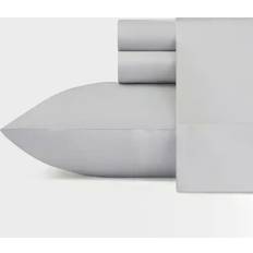 Nautica Solid Bed Sheet Grey (243.84x205.74cm)