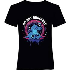 Lilo & Stitch Unisex Adult Not Ordinary T-Shirt (Black)