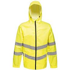 Regatta Unisex Hi Vis Pro Packaway Reflective Work Jacket (Orange)