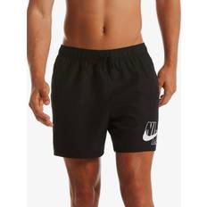 Men - White Swimwear Nike Logo Lap Swim Shorts
