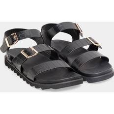 LTS Long Tall Sally Lala Buckle Footbed Sandal