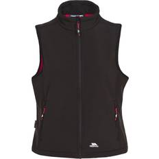 Trespass Womens/Ladies Norma Softshell Sleeveless Gilet (Black)