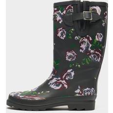 Red Wellingtons Cotswold Blossom Patterned Wellingtons