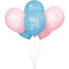 Blue Latex Balloons Unique Party Latex Balloons Gender Reveal Boy or Girl 8pcs