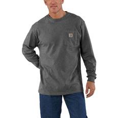 Carhartt Men's Workwear Long Sleeve Pocket T-shirt - Carbon Heather