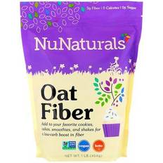 Calcium Gut Health NuNaturals Oat Fiber Powder 454g