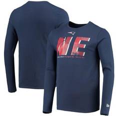 Men's New Era New England Patriots Combine Authentic Static Abbreviation Long Sleeve T-Shirt