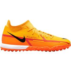 Faux Leather - Turf (TF) Football Shoes Nike Phantom GT2 Academy DF TF - Laser Orange/Black/Total Orange