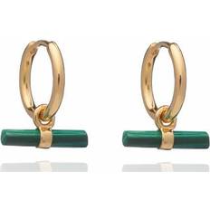 Rachel Jackson London T Bar Hoop Earrings