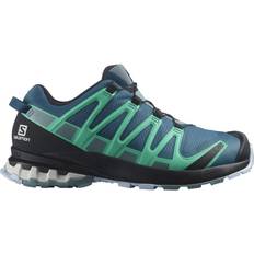 Quick Lacing System - Women Hiking Shoes Salomon XA Pro 3D V8 GTX W - Blue