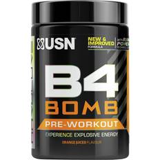 Magnesiums Pre-Workouts USN B4 Bomb Extreme 300g-Orange Pre-Workout Supplements