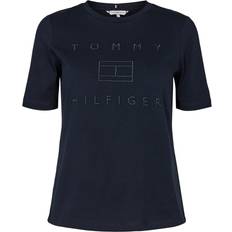 Tommy Hilfiger Metallic Flag T-shirt - Desert Sky