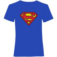 DC Comics Superman Womens/Ladies Logo T-Shirt (Black)