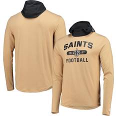 New Era Men's Gold, Orleans Saints Active Block Hoodie Long Sleeve T-shirt