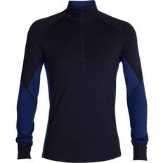 Icebreaker Zone Merino 260 Zone Long Sleeve Half Zip Thermal Top Men - Midnight Navy/Royal Navy