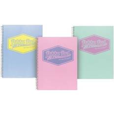 Calendar & Notepads Pukka Pad Jotta A4 Wirebound Card Notebook Ruled 3-pack