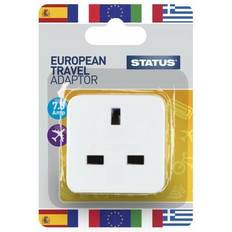 Aquarius Status European Travel Adaptor 1 Pack