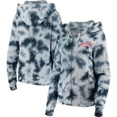 New Era Women's England Patriots Tie Dye Fleece Full-Zip Hoodie