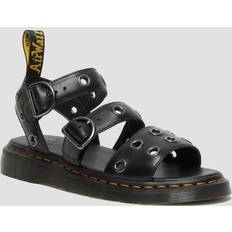 Dr. Martens 6 Sandals Dr. Martens 8I Rikard A-Cold-Wall* Leather Boots in Black/Grey/Yellow
