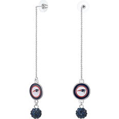 Simran Women's New England Patriots Chain Pierce Shambala Earrings